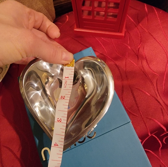 Nambe amore metal heart trinket dish - Picture 11 of 11